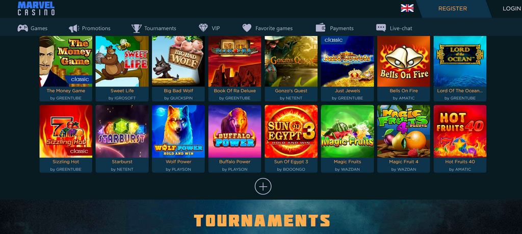 Marvel Casino: 15 Euro/$ Bonus ohne Einzahlung