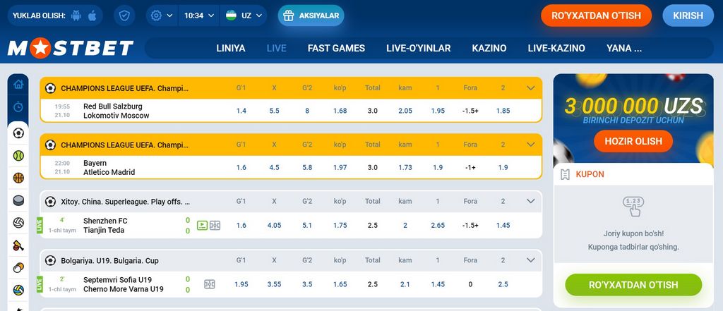 Mostbet Android üçün Son Variasiya